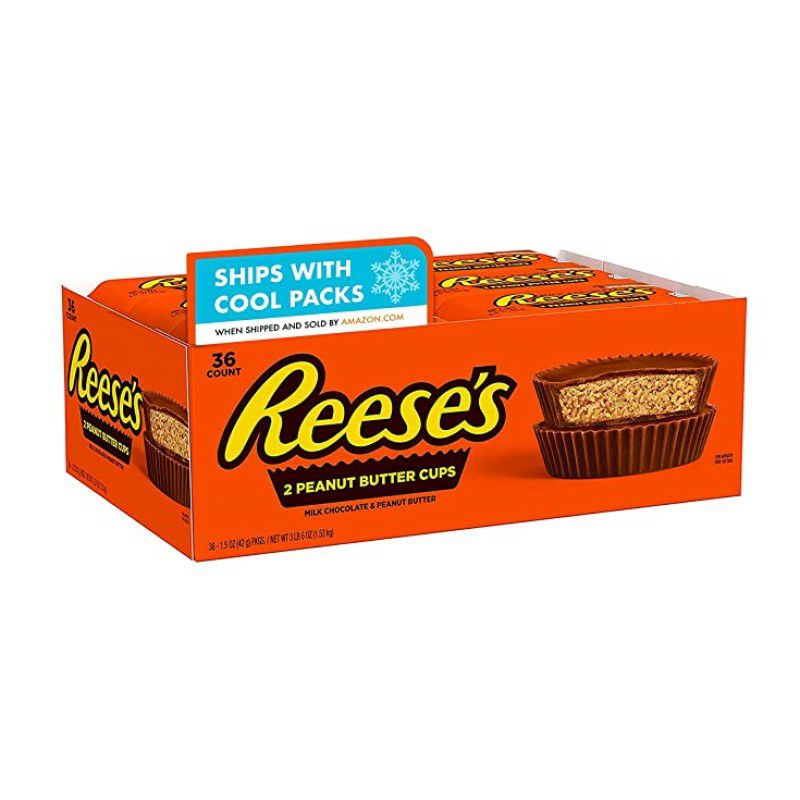 リースミルクチョコレートピーナッツバターカップキャンディハロウィーン36パックREESE'SMilkChocolatePeanutButterCupsCandy,Holloween,Bulk1.5ozPacks(36Count)34000