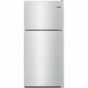 冷蔵庫冷凍庫2ドアステンレス595L33-INCHWIDETOPFREEZERREFRIGERATORWITHEVENAIRCOOLINGTOWER-21CU.FT.家電