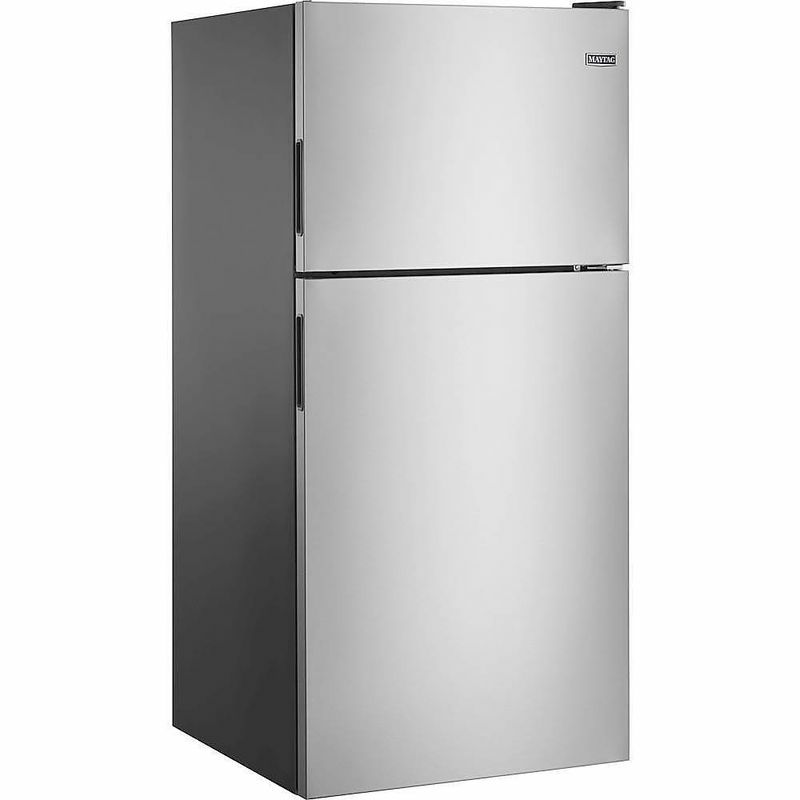 冷蔵庫冷凍庫2ドア幅76cmステンレス513LMAYTAG30InchTop-FreezerRefrigeratorwith18.15cu.ft.CapacityMRT118FFFZ家電【代引不可】