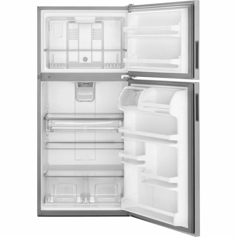 冷蔵庫冷凍庫2ドアステンレス595L33-INCHWIDETOPFREEZERREFRIGERATORWITHEVENAIRCOOLINGTOWER-21CU.FT.家電