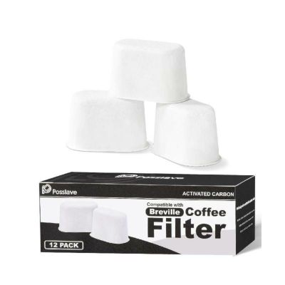 ブレビル BWF100対応 コーヒーメーカー用 ウォーターフィルター 12個入 Breville Possiave 12-Pack Charcoal Water Filters Compatible BWF100 Machines