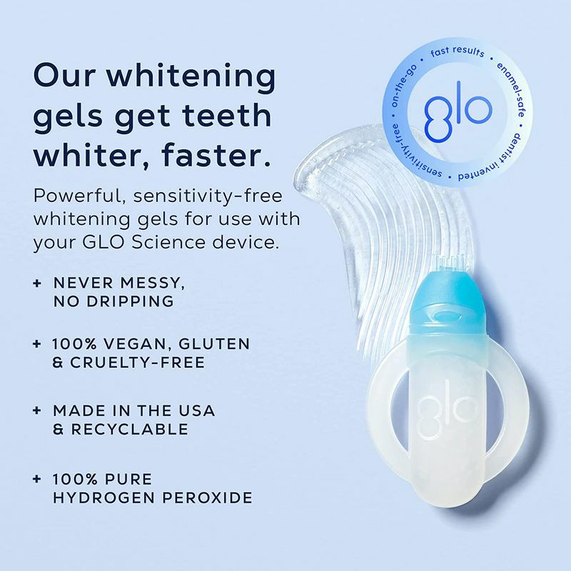 GLO ティースホワイトニング 追加用 ジェル 3個セット 歯 ※本体は含まれません GLO Science GLO Brilliant Pack  Teeth Whitening Gel アルファエスパス