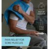 ヒーティングパッド大きい電気温熱シート背中痛みホットMIGHTYBLISSLargeElectricHeatingPadforBackPainandCrampsRelief-ExtraLarge[12