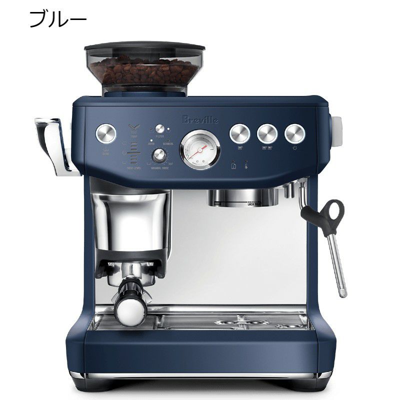 家庭用エスプレッソマシンブレビルグラインダー付タンピングシステムBrevilleBES876BSStheBaristaExpressImpress家電