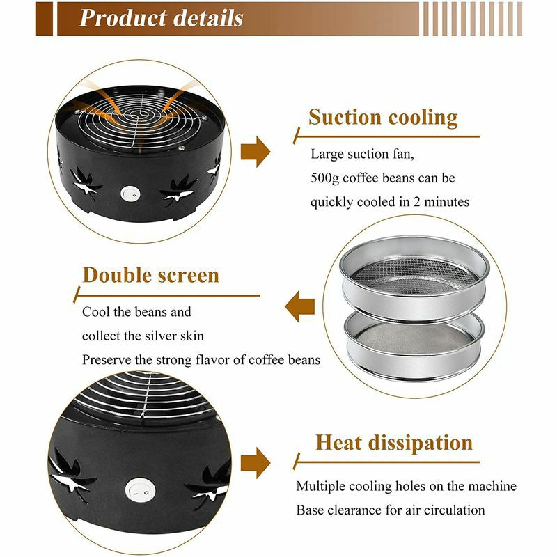 電動コーヒーロースター800g家庭用コーヒー豆ローストIAWANSHUN800gElectricCoffeeRoasterMachineforHomeUseHomeCoffeeBeansRoaster110VUSPlug家電