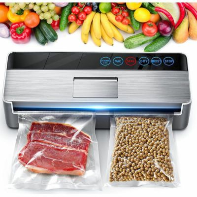 自動真空シーラー バキューム シール Vacuum Sealer Machine, Full Automatic Food Sealer (95Kpa) Vsdk 家電
