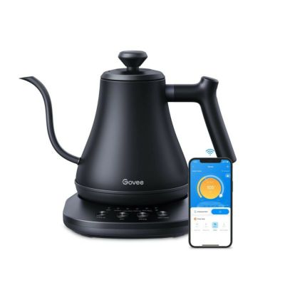 スマート電気ケトル  0.8L 温度調節 アプリ操作 Alexa Govee Smart Electric Kettle, WiFi Variable Temperature Control Gooseneck Kettle, Pour Over Kettle and Tea Kettle, Alexa Control, 1200W Quick Heating,