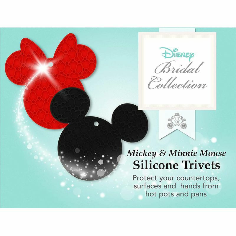 ディズニーシリコン鍋敷きミッキーミニー2枚セット鍋つかみトリベットDisneyMickeyandMinnieMouse100%SiliconeTrivets,2pk