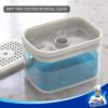 スポンジ用ソープディスペンサー380mlスポンジ置きホルダーキッチンSoapDispenserforKitchen+SpongeHolder2-in-1-InnovativeDesigned