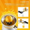 電動シトラスジューサーステンレスEuroluxELCJ-1700ElectricCitrusJuicerSqueezer,forOrange,Lemon,Grapefruit,StainlessSteel160WattsofPowerSoftGripHandleandConeLidforEasyUse