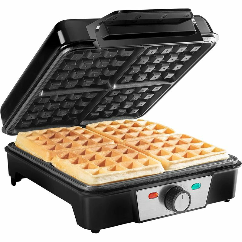 【送料無料】クチーナプロワッフルメーカー四角４枚焼CucinaPro1452Belgian4SquareWaffleIron