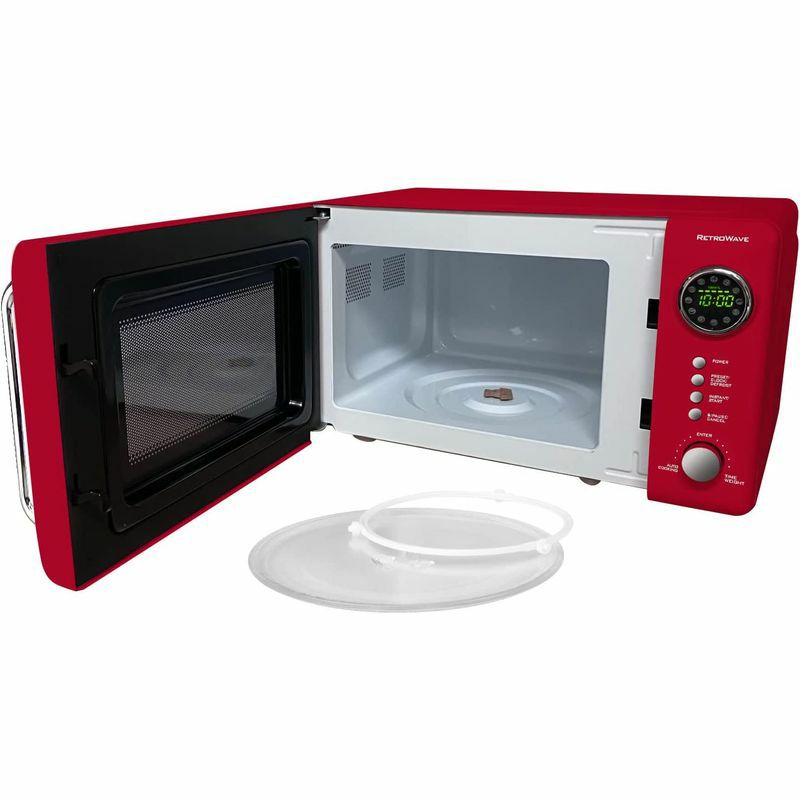 【送料無料】ノスタルジアレトロ電子レンジレッド赤NostalgiaRetroSeriesMicrowaveOvenRMO-400RED【smtb-k】【kb】【RCP】【marathon201305_kitchen】【marathon201305_appliance】