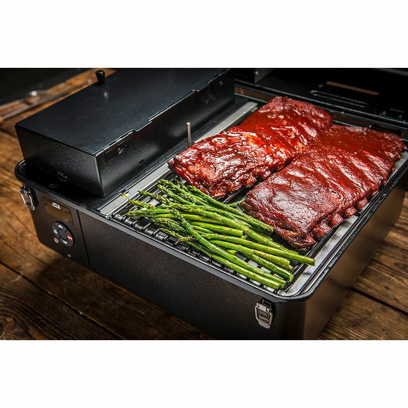 燻製器電気スモーカートレーガーBBQポータブルテーブルトップグリルTraegerGrillsRangerPortableWoodPelletGrillandSmokerTFT18KLD家電