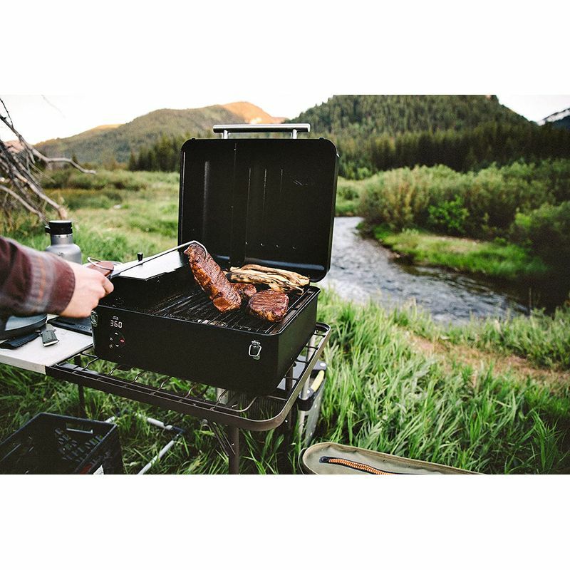 燻製器電気スモーカートレーガーBBQポータブルテーブルトップグリルTraegerGrillsRangerPortableWoodPelletGrillandSmokerTFT18KLD家電