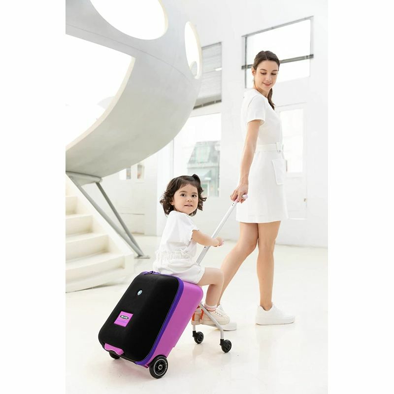 スーツケース子供が乗れる座れる18ヶ月～便利多機能家族旅行空港フライト移動MicroLuggageEazy