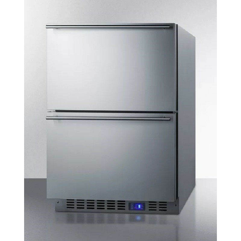 冷蔵庫引き出し式3段ビルトインステンレス24InchOutdoorRefrigeratorDrawerswith5.4cu.ft.Capacity,AutomaticDefrost,ThermostatDial,MagneticGaskets,,ADA-CompliantHeightSP6DSSTBOS7THINADA家電【代引不可】