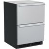 全天候型冷蔵庫屋外設置可ビルトイン最大108缶２段引き出し式ステンレスMarvelMODR224SS71A24InchOutdoorBuilt-InRefrigerator