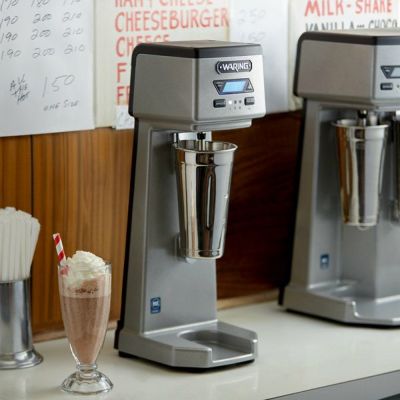 ドリンクミキサー 業務品質 3スピード パルス タイマー付 ステンレスカップ ミルクセーキ ワーリング Waring WDM120TX Single Spindle Three Speed Drink Mixer with Timer 家電