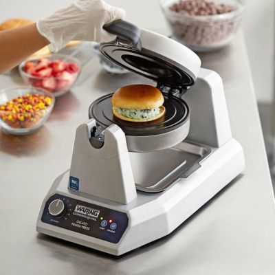 パニーニプレス 業務品質 フリップ タイマー付 ジェラート アイスクリーム ワーリング Waring WICSP180 Gelato / Ice Cream Panini Press 家電