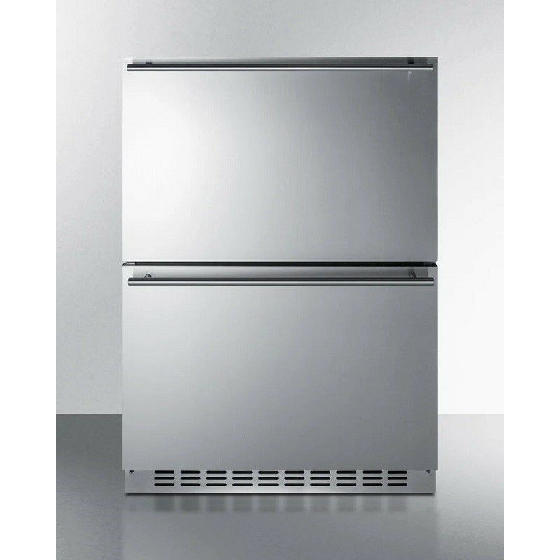 冷蔵庫引き出し式3段ビルトインステンレス24InchOutdoorRefrigeratorDrawerswith5.4cu.ft.Capacity,AutomaticDefrost,ThermostatDial,MagneticGaskets,,ADA-CompliantHeightSP6DSSTBOS7THINADA家電【代引不可】