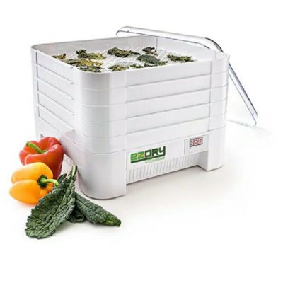 ローフード エクスカリバー 食品乾燥機 5トレイ ドライフルーツメーカー Excalibur 5-tray, Digital Stackable Dehydrator EVE50W 家電