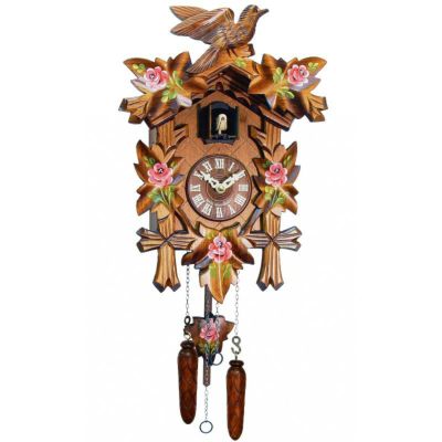 からくり時計 ドイツ製 鳩時計 カッコウ時計 Engstler Battery-operated Cuckoo Clock - Full Size 532-9Q