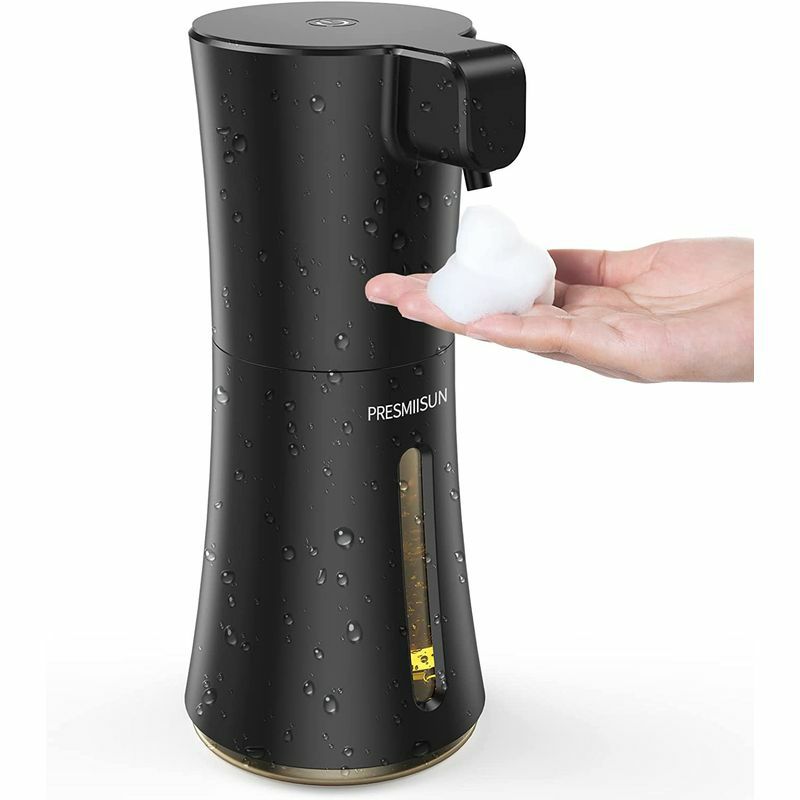 泡ソープディスペンサー電池式450ml電動センサーフォーム石鹸CQURE450ml/15.2ozAutomaticSoapDispenser,AutomaticFoamingHandFreeSoapDispenserTouchless,BatteryOperatedFoamLiquidSoapDispenserforBathroomKitchen(White)