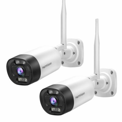 防犯カメラ 2個セット HD ナイトビジョン アプリ連携 セキュリティ 屋外 HeimVision HM311 2K Outdoor Security Camera,Bullet Camera with Motion Detection,Message Alert, MicroSD/Cloud Storage, Weatherproof, 