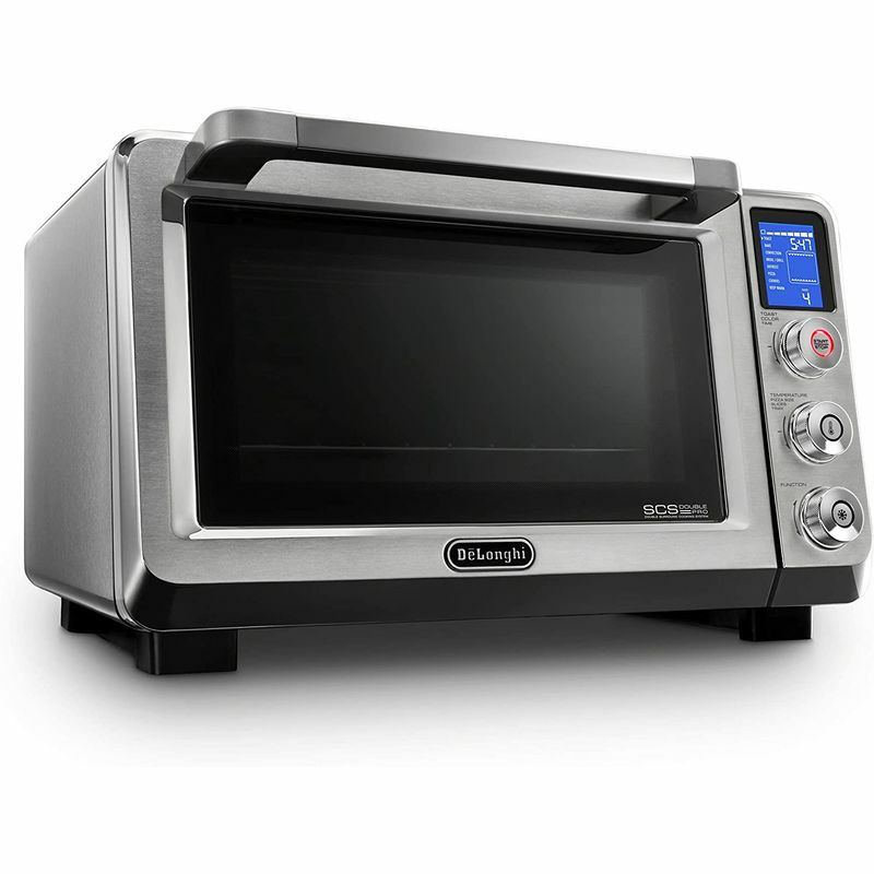 オーブンコンベクションコンパクトメニュー9種ステンレス専用アプリデロンギDe'LonghiEO141150MLivenzaCompact1800WCountertopConvectionToasterOven,9PresetsRoast,Broil,Bake,EasytoUse,14L(.5cuft),StainlessSteel家電