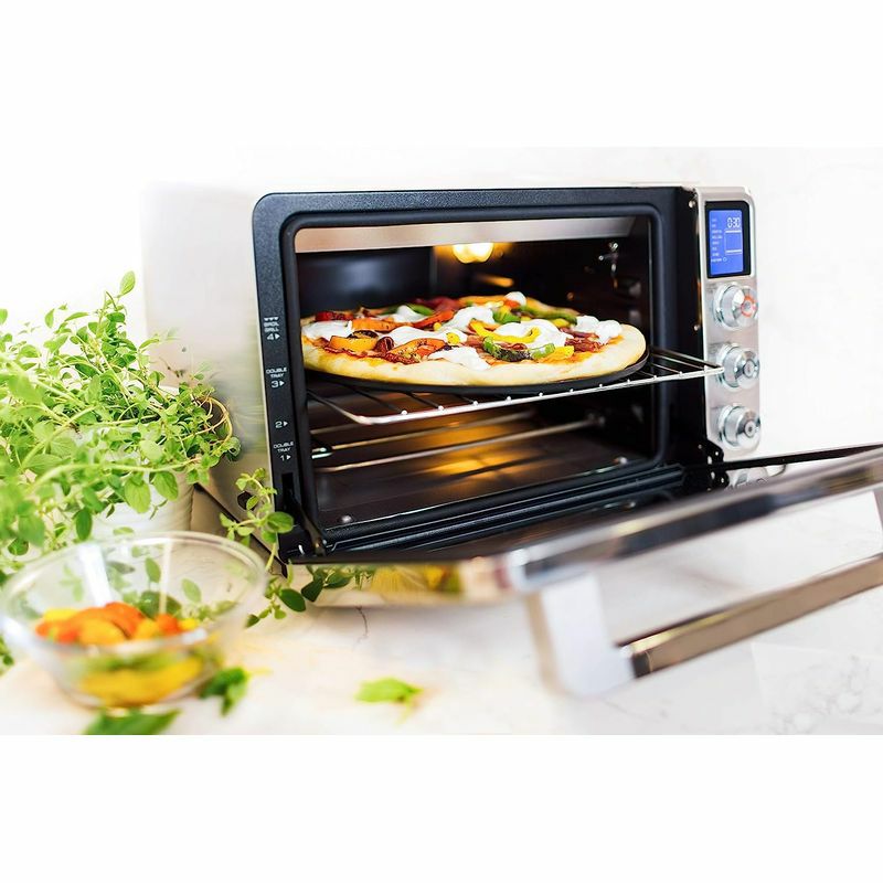 オーブンコンベクションコンパクトメニュー9種ステンレス専用アプリデロンギDe'LonghiEO141150MLivenzaCompact1800WCountertopConvectionToasterOven,9PresetsRoast,Broil,Bake,EasytoUse,14L(.5cuft),StainlessSteel家電