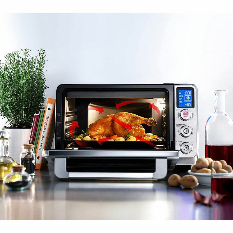 オーブンコンベクションコンパクトメニュー9種ステンレス専用アプリデロンギDe'LonghiEO141150MLivenzaCompact1800WCountertopConvectionToasterOven,9PresetsRoast,Broil,Bake,EasytoUse,14L(.5cuft),StainlessSteel家電