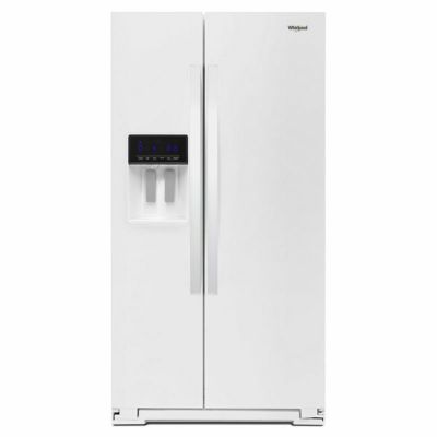 ビルトイン 冷蔵庫 冷凍庫 583L  ディスペンサー 製氷 ワールプール whirlpool 36-inch Wide Counter Depth Side-by-Side Refrigerator - 21 cu. ft. 家電