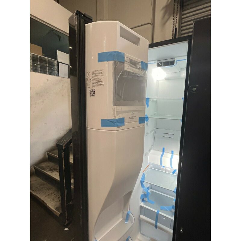 ビルトイン冷蔵庫冷凍庫583Lディスペンサー製氷ワールプール水道管直結工事要幅92cmWhirlpool36-inchWideCounterDepthSide-by-SideRefrigerator-21cu.ft.WRS571CIHZ家電【代引不可】