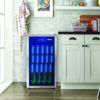 冷蔵庫117缶88LステンレスガラスドアハンドルありブルーLED照明ダンビーDanbyDBC117A2BSSDD-6117(355ml)CanCapacityBeverageCenterSingleGlassDoorMini-Fridge家電
