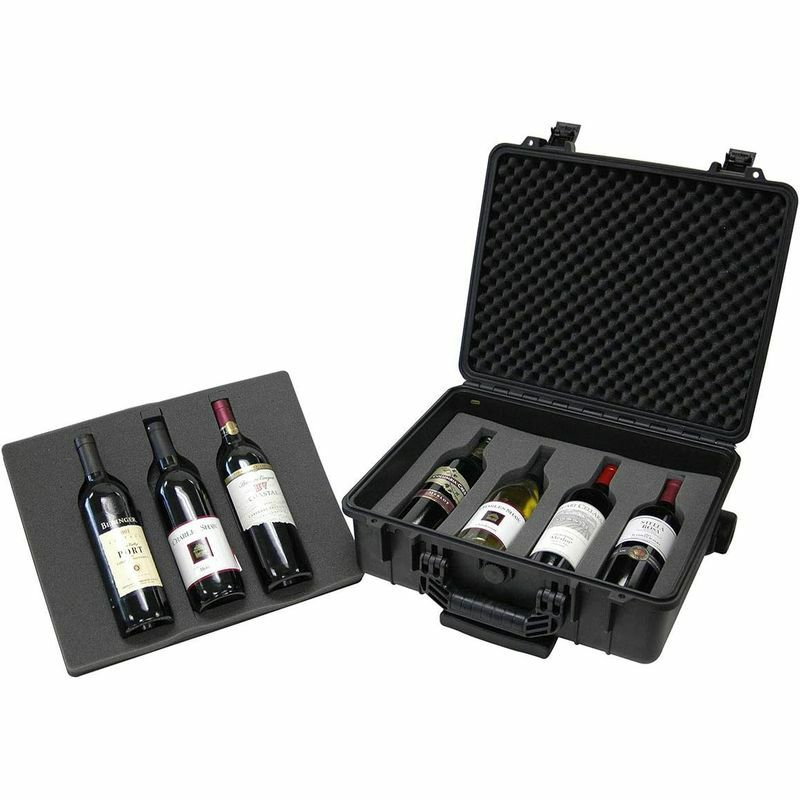 ボトル用トラベルケースワインビン持ち運びWineEnthusiastVinoVoyage3-BottleTravelCase