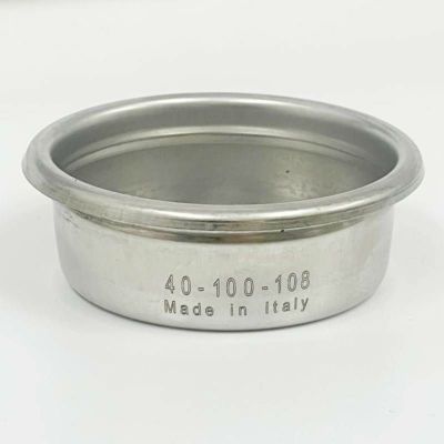 【正規輸入代理店】 ランチリオ社 シルビア プロ X エスプレッソマシン用 純正 フィルターバスケット ダブル 18g 40100108 ステンレス製 パーツ 部品 RANCILIO Silvia Double Filter Basket 18g
