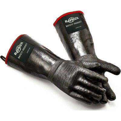 グローブ バーベキュー 耐熱 燻製 防水 キャンプ 手袋 ラピカ RAPICCA BBQ Gloves 14IN Heat Resistant Waterproof(XL)