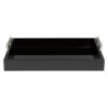 ディスプレートレイおしゃれ装飾トレー取手付長方形黒KateandLaurelLiptonModernRoundTray,BlackandGold