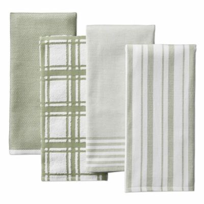 ウイリアムズ・ソノマチェック柄タオル4枚セット76×50cmWilliamsSonomaTerryPlaidAbsorbentTowels,Setof4