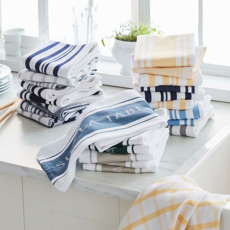 スーラテーブルロゴ使い心地が良い厚手4枚セット71×51cmSurLaTableLogoKitchenTowels,Setof4