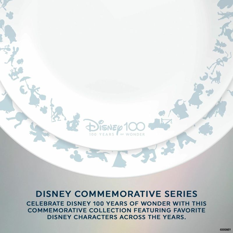 コレールディズニー100周年記念食器ディナーウェア4組12点セットアメリカ製CorelleDisneyCommemorativeSeriesCharacters12-pieceDinnerwareSet