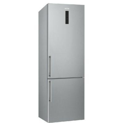 Smeg 冷蔵庫  LED照明 自動製氷機付 幅60cm 354L<br>24 Inch Freestanding Bottom Mount Refrigerator with 12.5 cu.ft Capacity, LCD Display FC20UXDNE 家電 【代引不可】