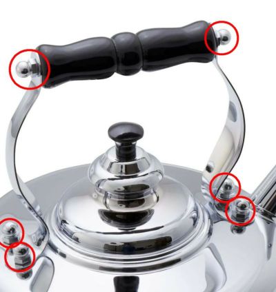 ニューウェイブルーマー シンプレックス ケトル やかん 専用 ネジセット パーツ 部品 Newey & Bloomer Simplex Kettles Nuts, Bolts and Washers (set of 6)