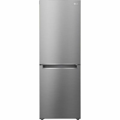 LG 冷蔵庫 冷凍庫 306L リバーシブルドア 強化ガラス棚 デジタル制御 指紋防止 LG 24 Inch Bottom Freezer Refrigerator with 10.8 Cu. Ft. Capacity LRBNC1104S 家電