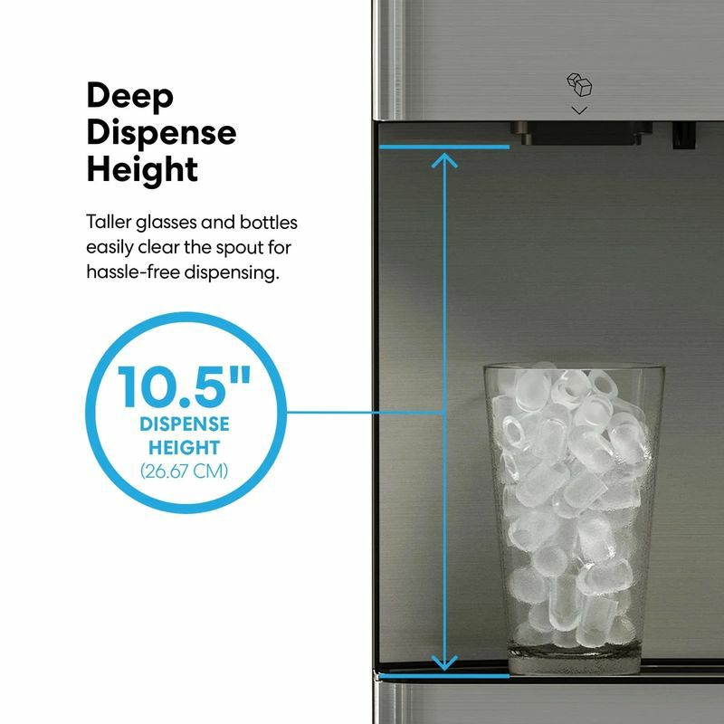 製氷機1日10kg排水不要BrioModernaIceDispenser&BottomLoadWaterCooler家電【代引不可】