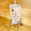 ドリンクサーバーガラスドリンクディスペンサー9.4Lワイヤースタンド付レストランカフェホテルStyleSetterBeverageDispenserwithStand-2.5GallonLargeCountertopGlassDrinkDispenserw/Spigot&Lid