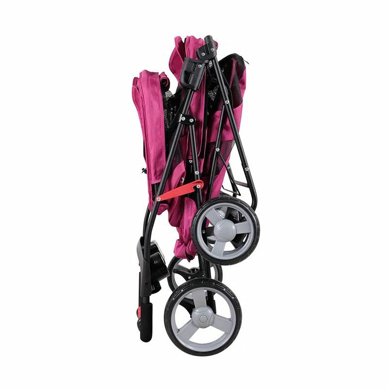 3-in-1ペット用カートキャリーカーシートドッグキャット犬猫HPZPetRoverPrime3-in-1LuxuryDog/Cat/PetStroller(TravelCarrier+CarSeat+Stroller)withDetachCarrier/Pump-FreeRubberTires/AluminumFrame/ReversibleHandle