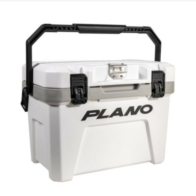 クーラーボックス 13L アウトドア キャンプ バスケット付 ホワイト プラノ Plano Frost 14-Quart Hard Cooler Includes Dry Basket Small White