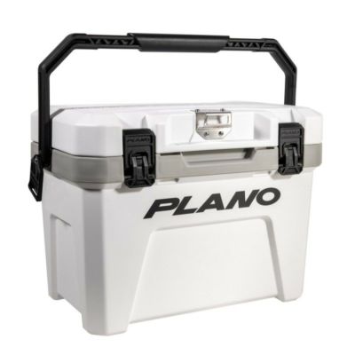 クーラーボックス 19.8L アウトドア キャンプ バスケット付 ホワイト プラノ Plano Frost 21-Quart Hard Cooler Includes Dry Basket Small White