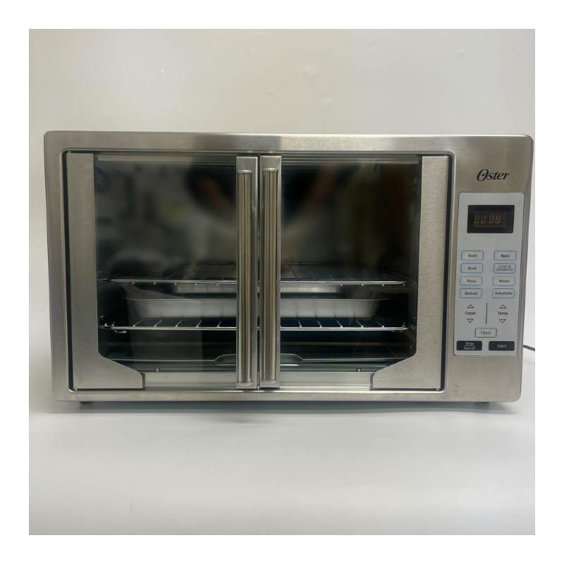 コンベクションオーブンフレンチドア観音開きオスター大きい大容量ラージステンレスOsterFrenchConvectionCountertopandToasterOven,SingleDoorPullandDigitalControls,StainlessSteel,ExtraLargeTSSTTVFDDG家電